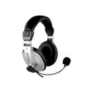 Headset Hoopson Profissional F-014 com Microfone Prata Hoopson