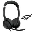 Headset Jabra Evolve2 50 com fio, cancelamento de ruído e Bluetooth