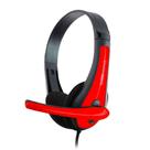 Headset Kross P2 Vermelho e Preto KE-HS050 Headset Kross P2 Vermelho e Preto KE-HS050