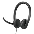 Headset Lenovo 5000 com fio USB-C USB-A com cancelamento de ruído