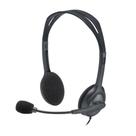 Headset Logitech H111 Stereo P3 Cinza 981-000612.
