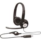 Headset Logitech H390 USB Preto F002