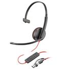Headset Mono Blackwire C3210 USB-C/USB-A 8X214A6 Poly HP
