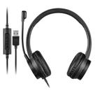 Headset Multilaser HF1100, USB/USB-C, Cabo de 1,5m, Preto - PH501