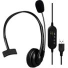 Headset Office Fortrek FK731A USB Preto