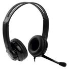 Headset PH-120BK C3Tech Conector 2x P2 3.5mm Circumaural, Microfone Omnidirecional, Estéreo, Integrado Ajustável - Preto