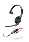 Headset POLY Blackwire 5210 USB-C com fio monoaural com microfone