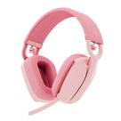 Headset Sem Fio Logitech Zone Vibe 100, Drivers 40 mm, USB, Bluetooth, PC, Mobile, Rosa - 981-001223