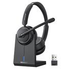 Headset Sem Fio Waxop Bluetooth com Cancelamento de Ruído e Microfone 65H Headset Sem Fio Waxop Bluetooth com Cancelamento de Ruído e Microfone 65H
