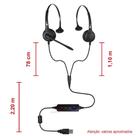 Headset USB FP350 KIT De Monitoramento Top Use