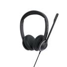 Headset USB Intelbras WHS 70 DUO USB, Plug and Play, Ajuste de Volume no cabo, Redução de Ruído no Microfone, LED de Ocupado, Cabo 2m