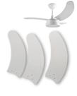 Hélice 3 pás Branca P/ Ventilador de Teto Búzios Max TRON