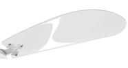 Hélice 3 Pás Ventilador De Teto Angra Branco Venti-delta