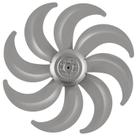 Hélice 8 Pás De Plástico P/ Ventilador Mondial Vtx-50 Nvt-50