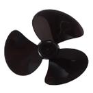 Hélice de Ventilador Brisa de 30cm e 3 Pás Preto Vento Forte