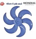 Hélice Do Ventilador Mondial Nv-45 40 Cm 6 Pás Azul Original