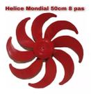 Hélice Mondial 50cm 8 Pás Vermelha Original Vt