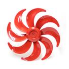 Hélice Original Mondial Maxi Power 8 Pás 40cm Vermelha