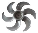 Hélice P/ Ventilador Mallory 6 Pás Turbo Silece 40cm Cinza
