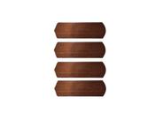 Hélice Pá Ventilador de Teto em Madeira MDF - Sem Furo - Mogno - Kit com 4 Unidades Hélice Pá Ventilador de Teto em Madeira MDF - Sem Furo - Mogno - Kit com 4 Unidades