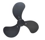 Hélice para Ventilador Loren Sid / Arge Max - 60cm - 3 Pás - Eixo de 10mm - Preto