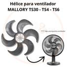 HÉLICE PARA ventilador MALLORY de 6 pás 30cm TS30 TS4 TS6 - SÓ A HÉLICE