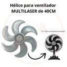 HÉLICE para ventilador MULTILASER 40CM 6 PÁS- somente hélice