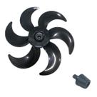 Hélice + Trava Para Ventilador Cadence 6 Pás 40cm Turbo Preto Hélice + Trava Para Ventilador Cadence 6 Pás 40cm Turbo Preto