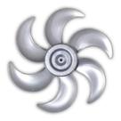 Hélice Ventilador Mallory Turbo Silêncio 40cm 6 Pás Original