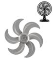 Hélice Ventilador Mondial C/ 6 Pás 40cm Original Cor:Cinza