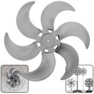 Hélice Ventilador Ventisol 6 Pás 40 Cm Bronze, Prata e preto