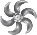Hélice Ventilador Ventisol Turbo 6 Steel 6 Pás 50cm Prata