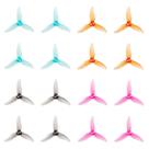 Hélices Gemfan Hurricane 2512 de 3 lâminas para drone RC, 16 unidades