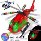 Helicóptero Bombeiro Ou Policia Brinquedo Com Som E Luz Led