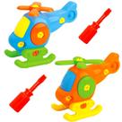 Helicóptero de Montar e Desmontar c/ Chave Infantil Kit C/2