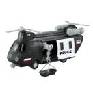 Helicóptero de Resgate da Polícia com Luz e Som - City Service - Preto - 1:16 - Yes Toys Helicóptero de Resgate da Polícia com Luz e Som - City Service - Preto - 1:16 - Yes Toys