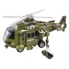 Helicoptero Operaçao Resgate com Som e LUZ Verde DM TOYS DMT6163 Helicoptero Operaçao Resgate com Som e LUZ Verde DM TOYS DMT6163