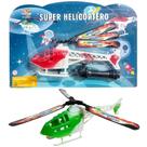 Helicóptero que Voa a corda Brinquedo com Lançador Infantil