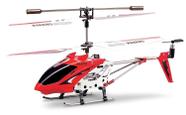 Helicóptero R/C SYMA S107/S107G com bateria de giroscópio de lítio vermelha