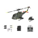Helicóptero RC Brushless Com Giroscópio De 6 Eixos 2.4G 6 Canais, Controle Remoto Com Manutenção De