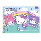 Hello Kitty Caderno Cartografia e Desenho Capa Dura 48fls Spiral