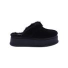 Hello - Mule Feminino Peluciado Pelos Preto