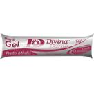 Hene de Cabelo Gel Preto Médio Divina Dama 180g Bisnaga Kit c/3 Unidades