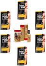 Hene Em Gel Rena Preto Azulado 06x180gr Pouch+Brilho Magico Agua de Arroz Kit Tratamento 1Kg Incolor