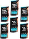 Hene em Gel Rená Preto Azulado (Preto Forte) 03x180gr Alisa, tinge e Da Brilho Embelleze