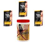 Hene Em Gel Rena Preto Cafe 03x180gr Pouch+Brilho Magico Agua de Arroz 1kg Creme Tratamento Incolor Hene Em Gel Rena Preto Cafe 03x180gr Pouch+Brilho Magico Agua de Arroz 1kg Creme Tratamento Incolor