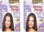 Hene em Po Divina Dama 02x50gr Jaborandi ( Cores: Incolor, Chocolate, Preto, Azulado, Castanho ) Hene em Po Divina Dama 02x50gr Jaborandi ( Cores: Incolor, Chocolate, Preto, Azulado, Castanho )