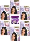Hene em Po Divina Dama 06x50gr (Incolor, Chocolate, Preto, Azulado, Castanho)+Mascara 500gr Incolor