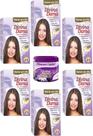 Hene em Po Divina Dama 06x50gr (Incolor, Chocolate, Preto, Azulado, Castanho)+Mascara 500gr Incolor Hene em Po Divina Dama 06x50gr (Incolor, Chocolate, Preto, Azulado, Castanho)+Mascara 500gr Incolor