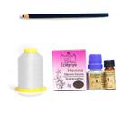 Henna Escura Sobrancelhas Eclépcya + Linha Branca + Lápis dermatográfico